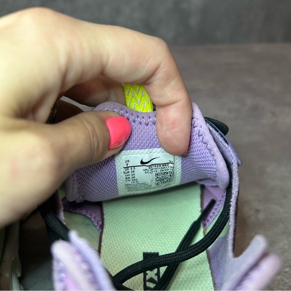 Nike React Vision Running Shoes CI7523-002 Womens sz 7 - black/purple - Picture 6 of 6